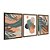 Kit 3 Quadros Decorativos Riacho Pedras Plantas Boho Abstrato - Imagem 6
