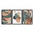 Kit 3 Quadros Decorativos Riacho Pedras Plantas Boho Abstrato - Imagem 3