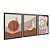 Kit 3 Quadros Decorativos Paisagem Abstrata Boho Plantas Mulher Flores][ - Imagem 4