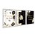 Kit 3 Quadros Decorativos Quadro Preto e Branco Frase Religiosa Floral Dourado - Imagem 2