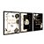 Kit 3 Quadros Decorativos Quadro Preto e Branco Frase Religiosa Floral Dourado - Imagem 4