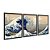 Kit 3 Quadros Decorativos Onda Estilo Japonês Efeito Pintura - Imagem 4
