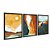 Kit 3 Quadros Decorativos Paisagens Boho Estilizado Efeito Aquarela Abstrato - Imagem 4