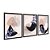 Kit 3 Quadros Decorativos Formas Tons de Rosa E Preto Folhas E Plantas - Imagem 4