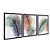 Kit 3 Quadros Decorativos Folhas Desenhadas Efeito Pintura Aquarela - Imagem 4