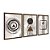 Kit 3 Quadros Decorativos Fundo Enevoado Formas Geométricas Abstrato - Imagem 6