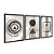 Kit 3 Quadros Decorativos Fundo Enevoado Formas Geométricas Abstrato - Imagem 3