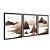 Kit 3 Quadros Decorativos Paisagem Abstrata Boho Montanhas Moderno - Imagem 4