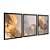 Kit 3 Quadros Decorativos Manchas Dourdas Substância Abstrato Moderno - Imagem 4