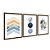 Kit 3 Quadros Decorativos Círculos E formas Texturizadas Céu Abstrado - Imagem 6