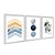 Kit 3 Quadros Decorativos Círculos E formas Texturizadas Céu Abstrado - Imagem 2