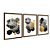 Kit 3 Quadros Decorativos Desenho Geométrico Texturizado Dourado Preto E Branco Abstrato - Imagem 6