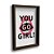 Quadro Decorativo You Go Girl Boca Minimalista Feminilidade - Imagem 6