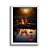 Quadro Decorativo Natureza Borboleta Monarca Paisagem Pôr do Sol Delicado - Imagem 1