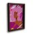 Quadro Decorativo Perfil Menina Negra Feminino Rosa Feminilidade Floral Vetor - Imagem 6
