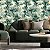 Papel de parede Autoadesivo Quarto Folhas Verdes Com Flores Amarelas Com Fundo Bege - Imagem 4
