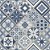Papel de parede Autoadesivo Cozinha Azulejo Português Tons azuis - Imagem 4