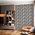Papel de parede Autoadesivo Quarto Pastilhas de concreto Cinza - Imagem 1