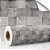Papel de parede Autoadesivo Quarto Pastilhas de concreto Cinza - Imagem 5
