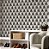 Papel de parede Autoadesivo Quarto Infantil Chevron Cinza Claro Mosaico - Imagem 2