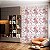 Papel de parede Autoadesivo Quarto Teen Paris Rosa Torre Eiffel Floral - Imagem 2