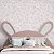 Papel de parede Autoadesivo Quarto Teen Guitarra Rosa Linhas Tons Música - Imagem 1