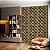 Papel de parede Autoadesivo Sala Mosaico Cubos Madeira Envelhecida - Imagem 1