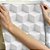 Papel de parede Autoadesivo Quarto Cubos Mosaico Branco - Imagem 3