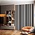 Papel de parede Autoadesivo Sala Listra Vertical Preto e Branco - Imagem 3