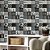Papel de parede Autoadesivo Quarto Old Barber Azul e Cinza - Imagem 3