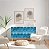 Papel de Parede Adesivo Vinil Quarto Ondas Escamas Azul - Imagem 2