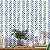 Papel de parede Autoadesivo Sala Listras Pincelada Azul - Imagem 1