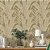 Papel de Parede Adesivo Vinílico Folhas Efeito Textura Linho Bege Marrom - Imagem 3