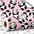 Papel de parede Autoadesivo Quarto Menina Panda Rosa - Imagem 3