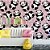 Papel de parede Autoadesivo Quarto Menina Panda Rosa - Imagem 1