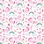 Papel de parede Autoadesivo Quarto Menina Unicórnio Rosa - Imagem 3
