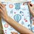 Papel de parede Autoadesivo Infantil Menino Bebe Ursinhos Azul - Imagem 4