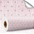 Papel de parede Autoadesivo Quarto Linho Rosa com Bolinha - Imagem 1