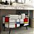 Papel de parede Autoadesivo Quarto Moderno Abstrato Colorido Geométrico - Imagem 2