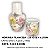 Moringa Francesa Jarra Água com Copo de Porcelana 1,250 ml ROSAS BRANCA ROSA AMARELA/ROSA - Imagem 5