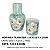 Moringa Francesa Jarra Água com Copo de Porcelana 1,250 ml AZALEIAS BRANCA/TIFFANY - Imagem 5