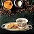 Xícara de Café Lady 80 ml com Bandeja de Lanche Porcelana Oval Pintada à Mão AZALEIA SILVESTRE ROSA - AMARELO MARROM - Imagem 5