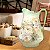 Jarra para Suco Leiteira Suqueira Jarro para Água de Porcelana 2,5 Litros com Colher Bailarina Pintado à Mão ROSAS - Imagem 5