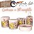 Kit Higiene de Banheiro 5 Peças de Porcelana Pintado à Mão ROSAS AMARELA ROSA/ROSA - Imagem 2
