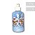Porta Sabonete Líquido Saboneteira Dispenser Alcool em Gel Porcelana 300 ml Pindado à Mão AZALEIA SILVESTRE ROSA/AZUL - Imagem 1