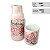 Moringa Jarra de Água Fresca 750 ml com Copo de Porcelana Pintada à Mão CACHOS DE UVA ROSE/ROSA - Imagem 4