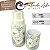 Moringa Jarra de Água Fresca 750 ml com Copo de Porcelana Pintada à Mão AZALEIAS BRANCA/TIFFANY - Imagem 6