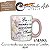 Caneca Reta Chocolate Chá Café de Porcelana 300 ml Pintada à Mão Salmos Eu e a Minha Casa AZALEIAS BRANCAS - Imagem 6