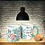 Caneca Reta Chocolate Chá Café de Porcelana 300 ml Pintada à Mão Salmos Crê no Senhor AZALEIAS SILVESTRE ROSA - Imagem 4
