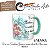 Caneca Reta Chocolate Chá Café de Porcelana 300 ml Pintada à Mão Salmos Crê no Senhor AZALEIAS SILVESTRE ROSA - Imagem 6
